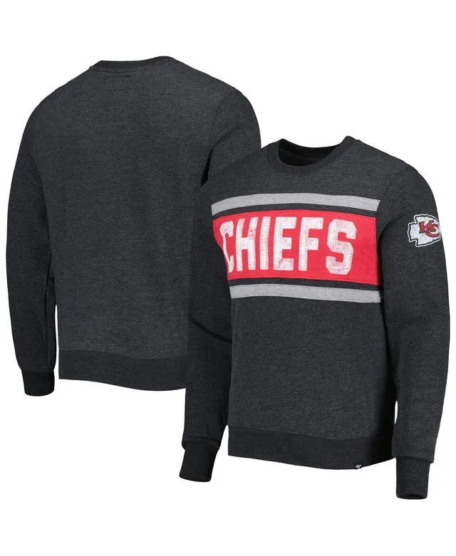 Majestic Threads Red Kansas City Chiefs Super Bowl LVII Champions Prime Time Pullover Sweatshirt