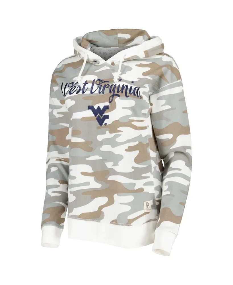 Women's Pressbox Camo West Virginia Mountaineers San Pablo Pullover Hoodie