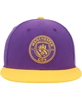 Men's Purple, Yellow Manchester City America's Game Fitted Hat