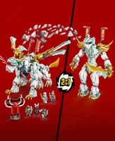 Lego Ninjago Zane's Ice Dragon Creature 71786 Building Toy Set with Zane, Pixal, Bone Knight, Bone Warrior and Bone King Minifigures