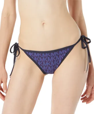 Michael Kors Women's Printed String Bikini Bottoms