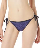 Michael Michael Kors Women's Printed String Bikini Bottoms