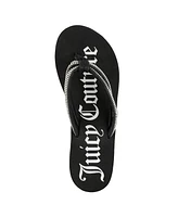 Juicy Couture Women's Unwind Rhinestone Platform Wedge Sandals