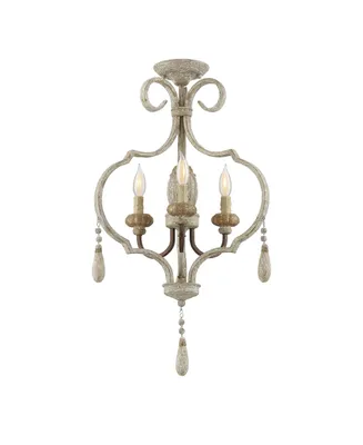 Savoy House Dauphin 3-Light Convertible Semi-Flush or Pendant in Avignon