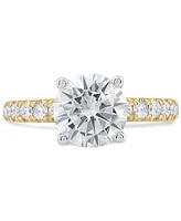 Grown With Love Igi Certified Lab Diamond Engagement Ring (3 ct. t.w.) 14k White Gold or &