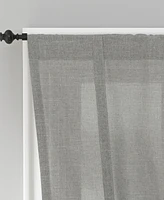 No. 918 Noah Heathered Texture Rod Pocket Window Tie-Up Shade, 40" x 63"