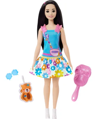 Barbie My First Doll with Black Hair and Fox - Multi