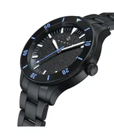Nautis Men Deacon Stainless Steel Watch - Black/Blue, 43mm