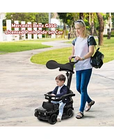 Costway 3 1 Ride on Push Car Mercedes Benz G350 Stroller Sliding