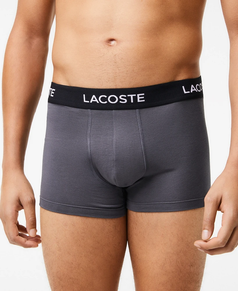 Lacoste Men's 5 Pack Cotton Trunk Underwear