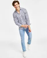 I.N.C. International Concepts Mens Floral Dress Shirt Skinny Fit Jeans Created For Macys