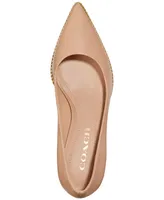 Coach Women's Jackie Kitten-Heel Beadchain Pumps