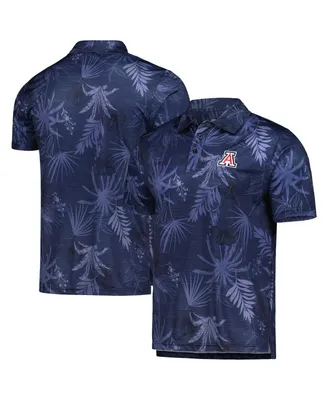 Men's Colosseum Navy Arizona Wildcats Palms Team Polo Shirt