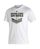 Men's adidas White Arizona State Sun Devils Military-Inspired Appreciation Creator T-shirt