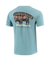 Men's Blue Colorado Buffaloes Canoe Local Comfort Colors T-shirt
