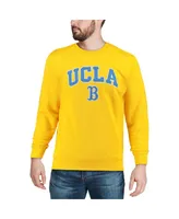 Colosseum Men's Ucla Bruins Arch & Logo Crew Neck Sweatshirt