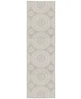 Jhb Design Genoa Outdoor 1832GNA 1'10" x 7'3" Runner Area Rug