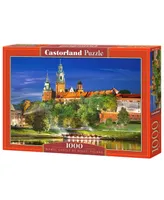 Castorland Wawel Castle by Night, Poland Jigsaw Puzzle Set, 1000 Piece