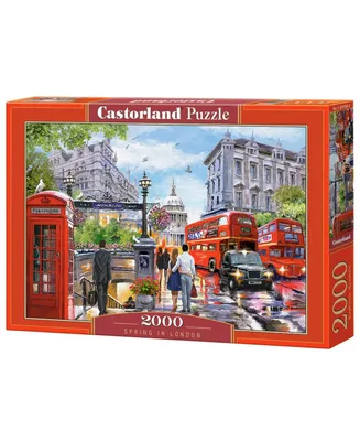 Castorland Spring in London Jigsaw Puzzle Set, 2000 Piece