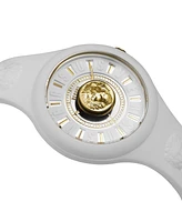 Versus Versace Women's 3 Hand Quartz Fire Island White Silicone Watch, 39mm