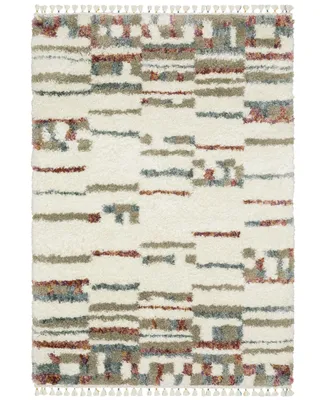 Jhb Design Vertical Shag VLS06A 3'10" x 5'5" Area Rug