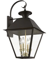 Livex Wentworth 4 Light Outdoor Extra Large Wall Lantern