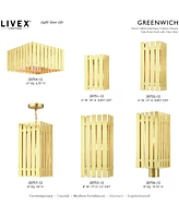 Livex Greenwick 4 Light Outdoor Ceiling Mount