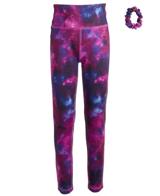 Id Ideology Toddler & Little Girls Midnight Galaxy Printed Leggings Scrunchy, Created for Macy's
