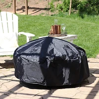 Sunnydaze Decor in Heavy-Duty Pvc Round Outdoor Fire Pit Cover