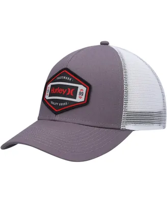 Men's Hurley Graphite Brighton Snapback Trucker Hat