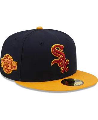 Men's New Era Navy and Gold Chicago White Sox Primary Logo 59FIFTY Fitted Hat