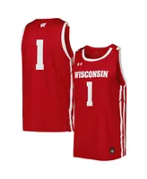 Under Armour Men's Wisconsin Badgers Replica Basketball Jersey