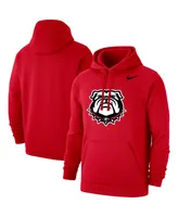 Men's Nike Georgia Bulldogs Logo Club Pullover Hoodie