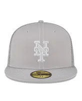 Men's New Era Gray York Mets 2023 On-Field Batting Practice 59FIFTY Fitted Hat