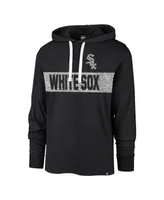 Men's '47 Brand Black Chicago White Sox Field Franklin Pullover Hoodie