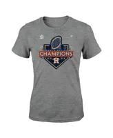 Big Girls Fanatics Heather Charcoal Houston Astros 2022 World Series Champions Locker Room T-shirt