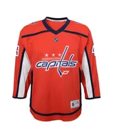 Big Boys and Girls Tom Wilson Red Washington Capitals Home Replica Player Jersey