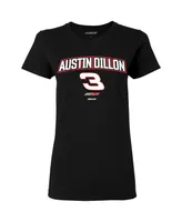 Women's Richard Childress Racing Team Collection Black Austin Dillon Car T-shirt