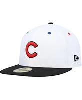 Men's New Era White, Black Chicago Cubs 1962 Mlb All-Star Game Primary Eye 59FIFTY Fitted Hat