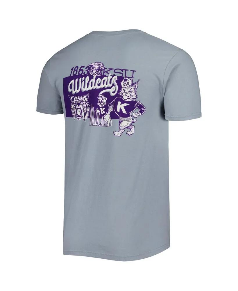 Men's Graphite Kansas State Wildcats Vault Comfort T-shirt