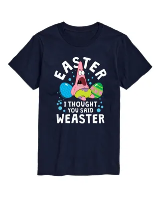 Airwaves Men's Spongebob Easter Weaster T-shirt