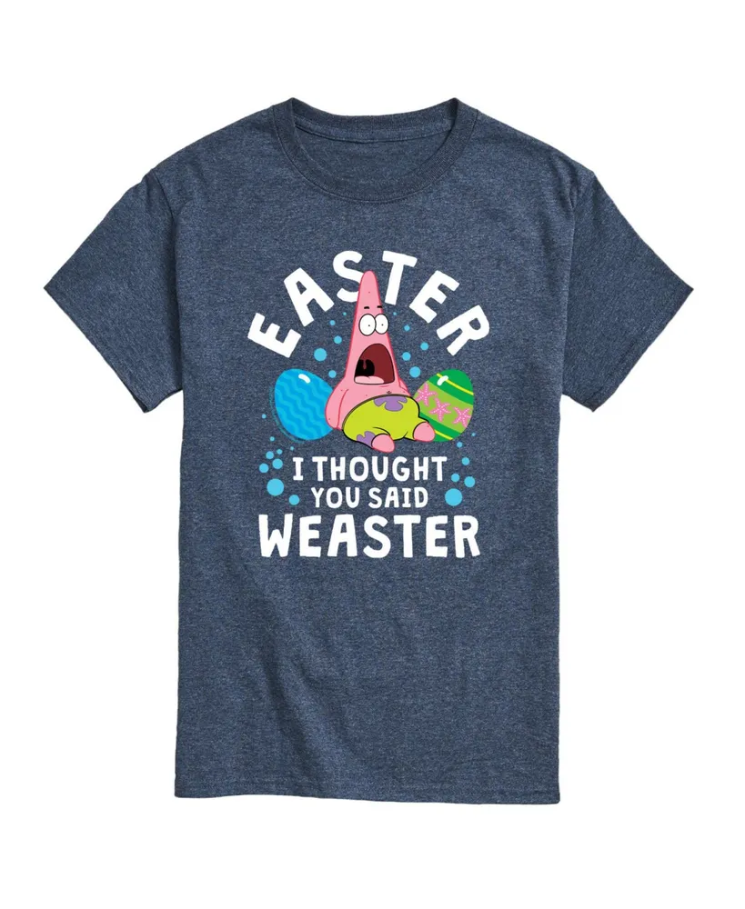 Airwaves Men's Spongebob Easter Weaster T-shirt