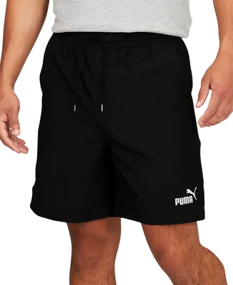 Puma Men's Essentials+ Moisture-Wicking Logo Embroidered 7" Drawstring Shorts