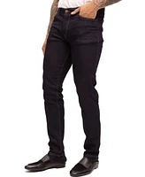 Ron Tomson Men's Modern Contrast Stitch Zip Fly Jeans