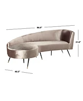 Evangeline 86" Velvet Parisian Sofa
