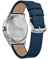 Citizen Eco-Drive Men's Donald Duck Blue Leather Strap Watch 42mm