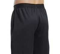 Reebok Men's Regular-Fit Logo-Print Mesh Basketball Shorts