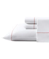 Closeout! Tommy Bahama Home Solid Cotton Percale 4 Piece Sheet Set, King