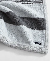 Nautica Saltmarsh Sherpa Throw, 60" x 50"