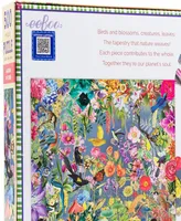 Eeboo Piece And Love Garden of Eden 500 Piece Square Adult Jigsaw Puzzle Set, Ages 14 and up